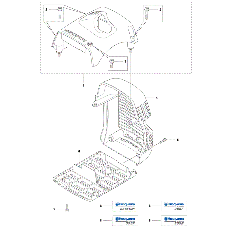 Husqvarna  355RX (2011) Parts Diagram, Page 11