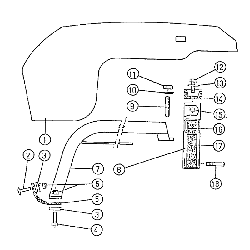 Bertolini 211 (211) Parts Diagram, Hood 6LD360