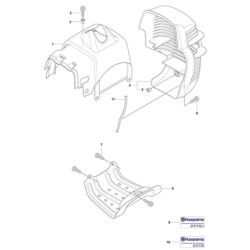 Husqvarna  241R (2007) Parts Diagram, Page 10