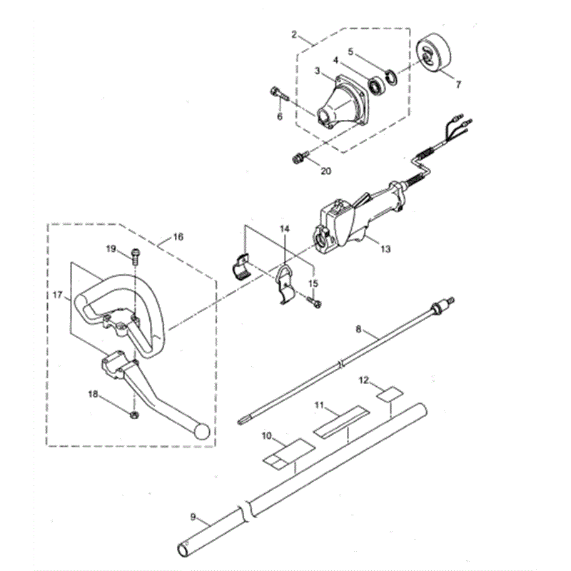Hayter 472-AHT230D-S Hedgetrimmer  (472A001001-472A099999) Parts Diagram, Main Body