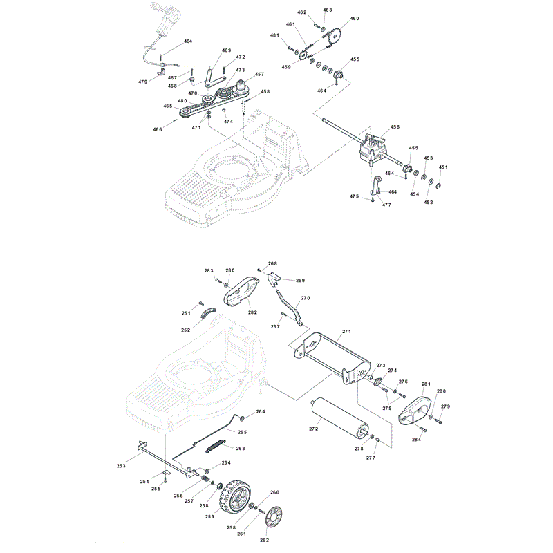 Mountfield M554R  (2008) Parts Diagram, Page 3
