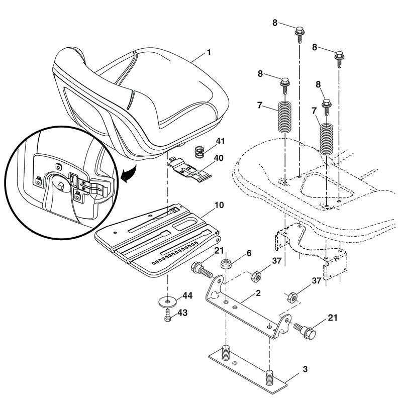 McCulloch M115-77RB (96051001100 - (2011)) Parts Diagram, Page 10