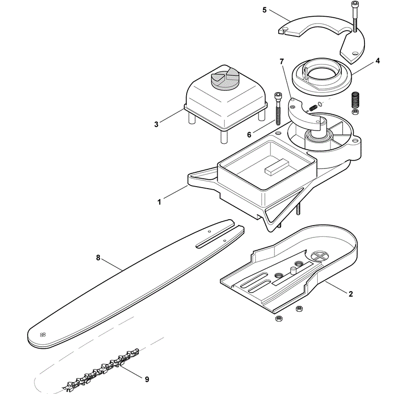 Mountfield MB 4401 Petrol Brushcutter [281820003/MO8] (2008) Parts Diagram, Page 5