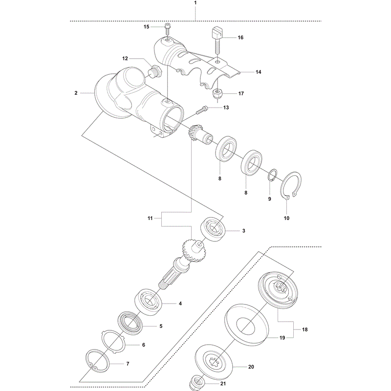 Husqvarna  355RX (2007) Parts Diagram, Page 1