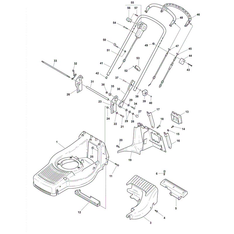 Mountfield SP505R (2012) Parts Diagram, Page 1