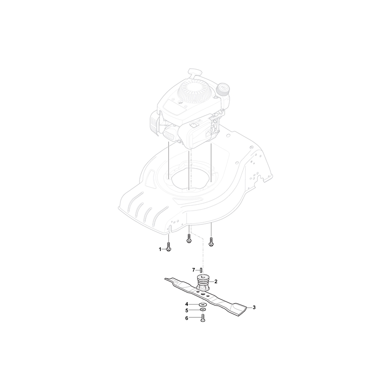 Mountfield 484 WS-B  Petrol Rotary Mower (295496028-AMZ [2017-2019]) Parts Diagram, Blade