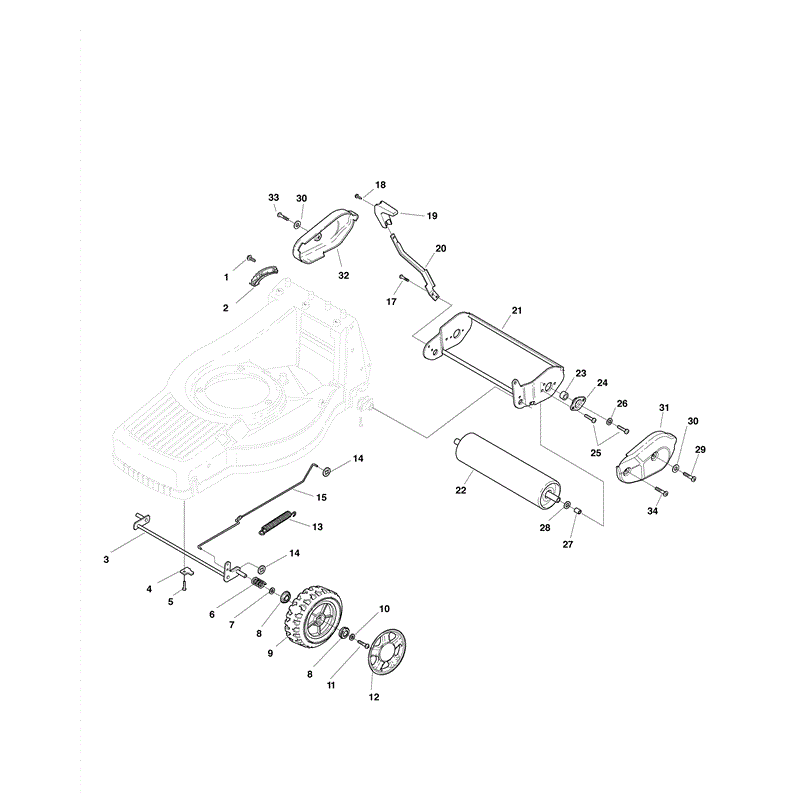 Mountfield M484R-ES (2009) Parts Diagram, Page 1