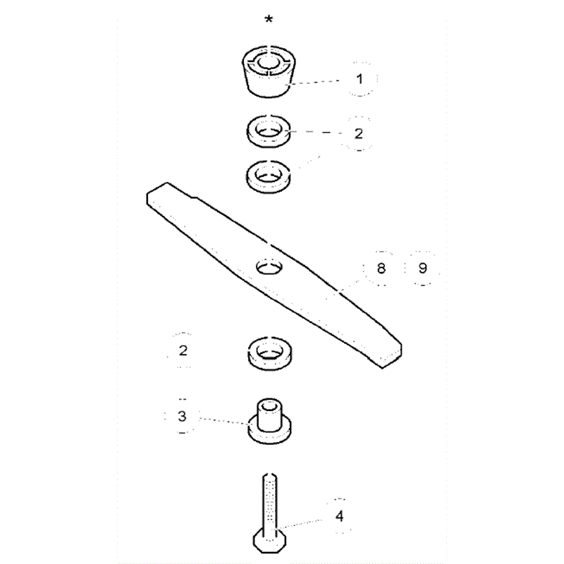Hayter 453 Hover Lawnmower (181E310000001 onwards) Parts Diagram, Blade Options - Kits