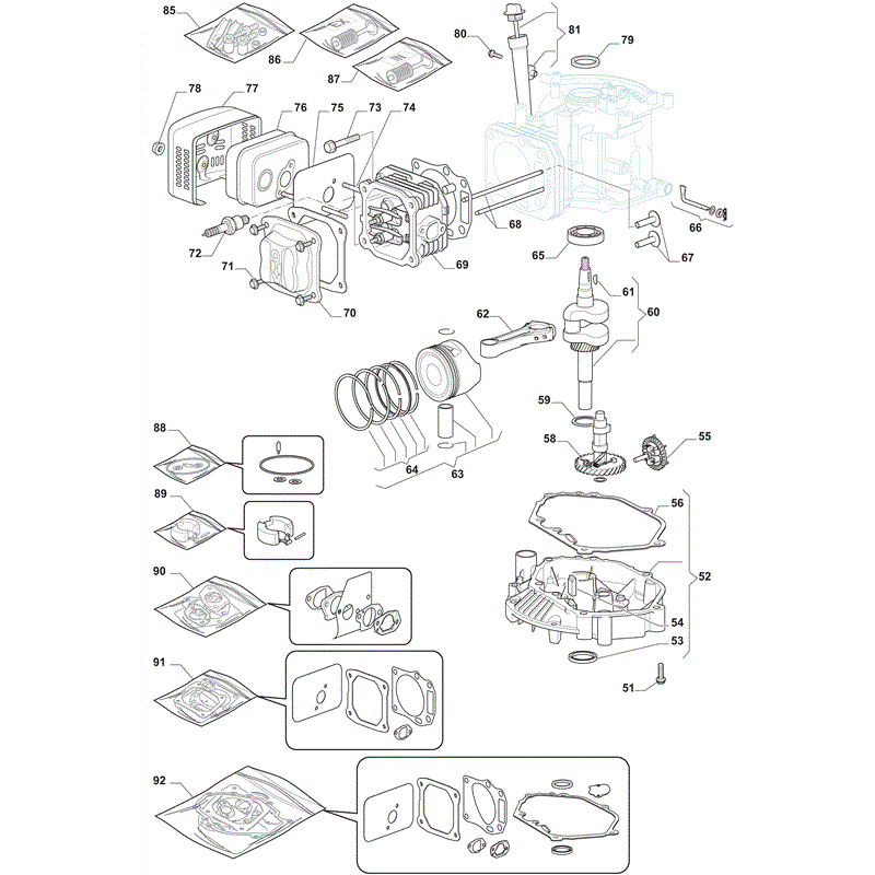 Castel / Twincut / Lawnking WBE0704 (2013) Parts Diagram, Page 2