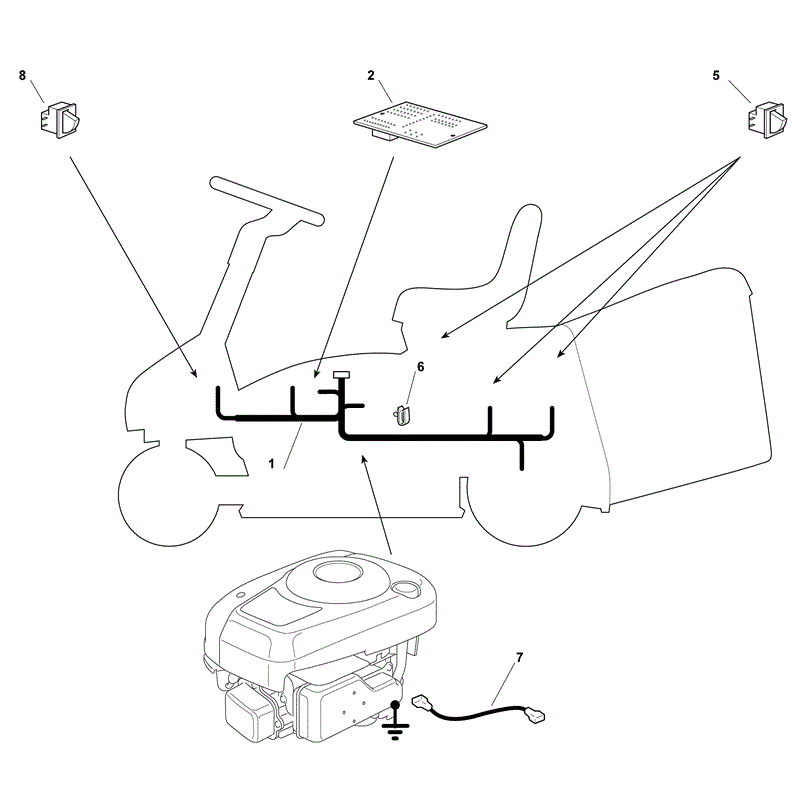 Mountfield R25V (Series 5500 OHV-196cc) (2011) Parts Diagram, Page 11