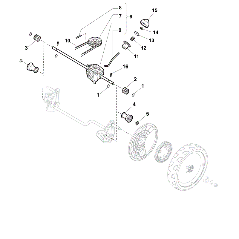 Mountfield SP533 (RM55 160cc OHV) (2012) Parts Diagram, Page 7