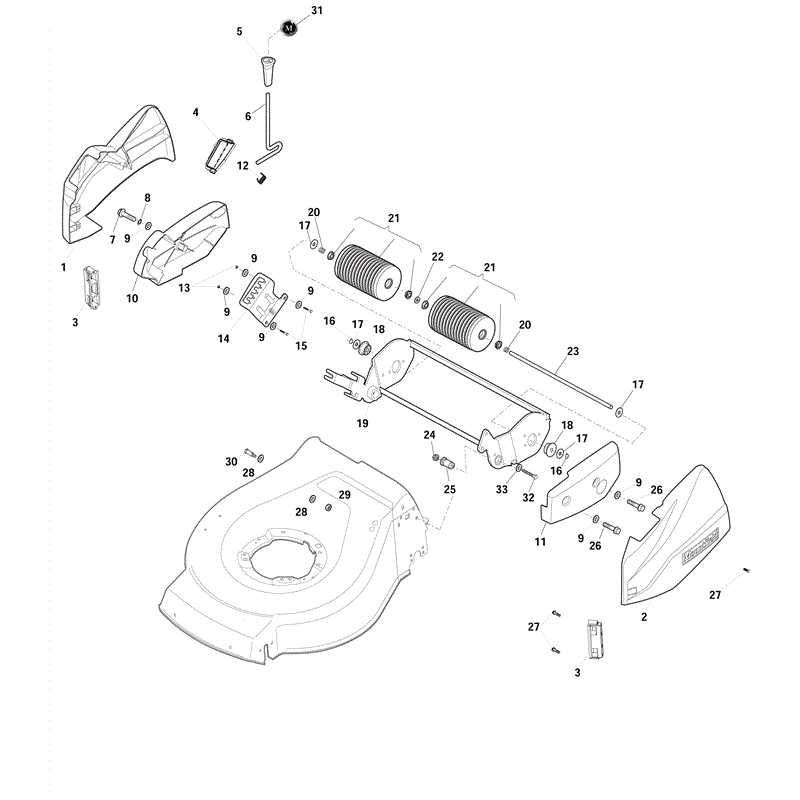 Mountfield HP46R (RSC100 OHV) (2013) Parts Diagram, Page 5