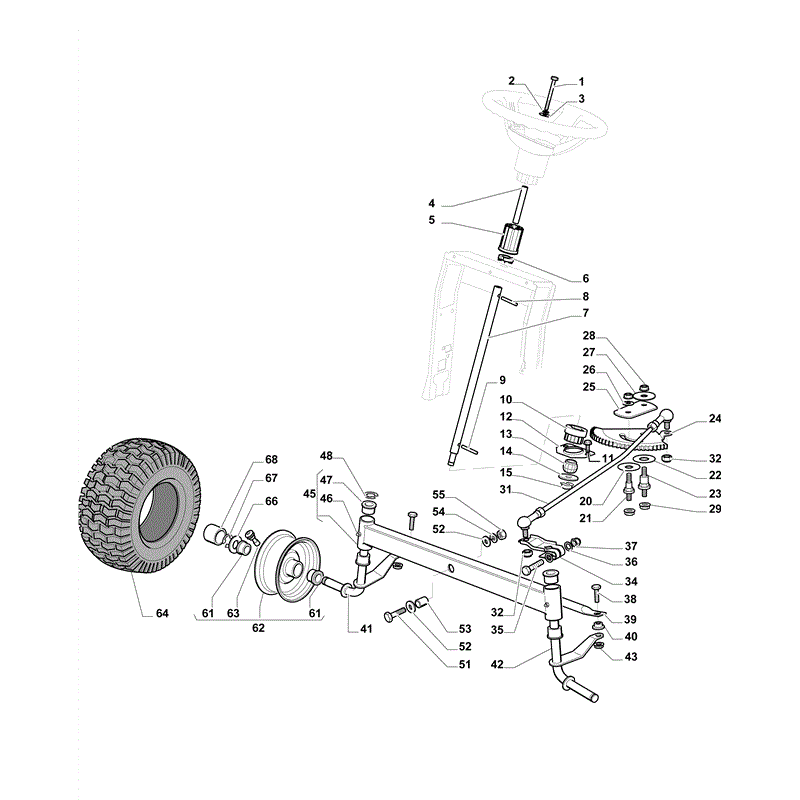 Mountfield 1538H-SD Lawn Tractor (2011) Parts Diagram, Page 3