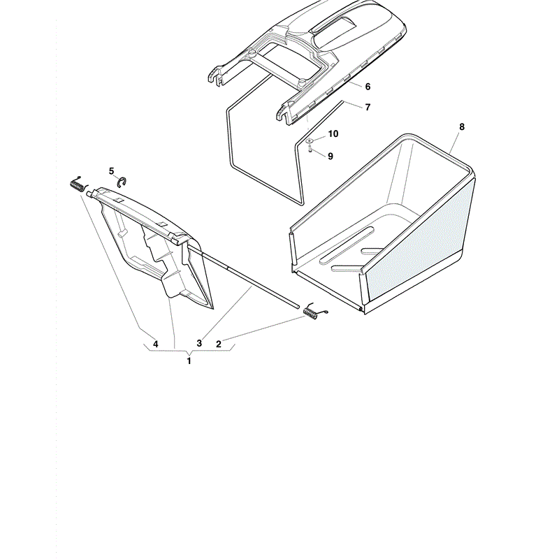 Mountfield 422HP Petrol Rotary Mower (2009) Parts Diagram, Page 6