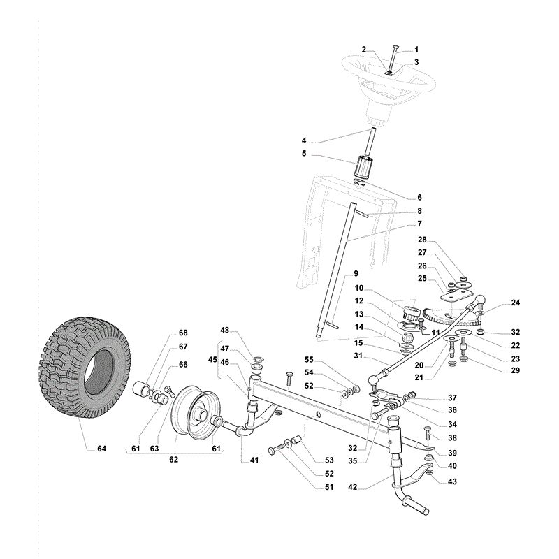Mountfield T38SD Lawn Tractor (2009) Parts Diagram, Page 3