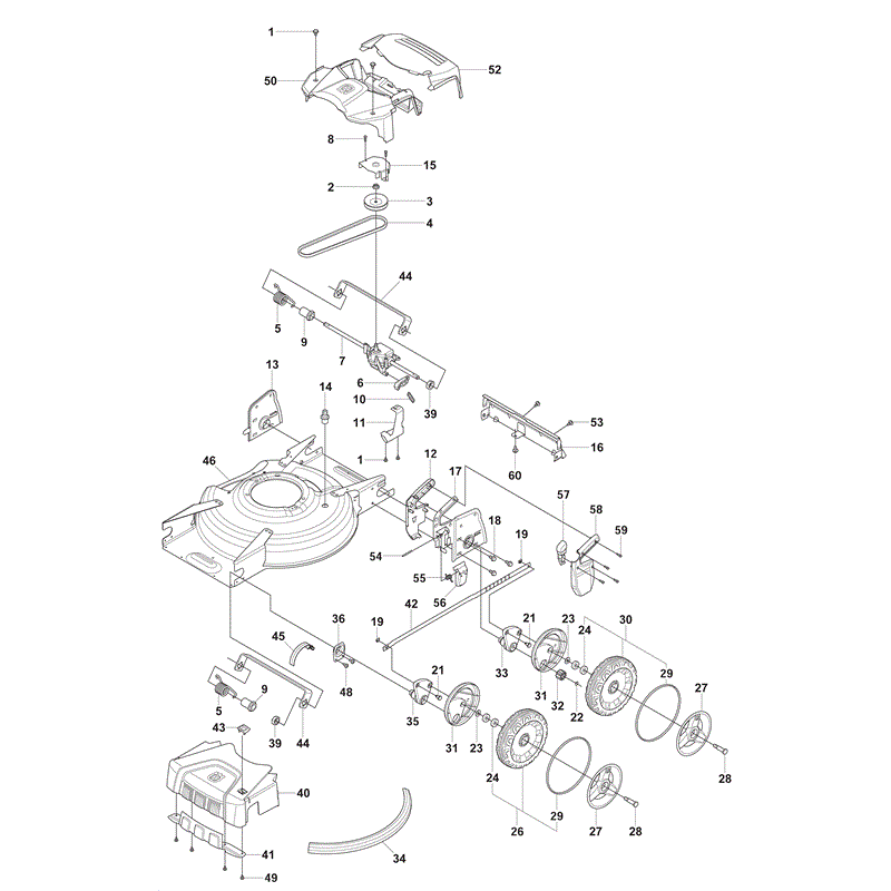 Husqvarna  LC48E (2011) Parts Diagram, Page 1
