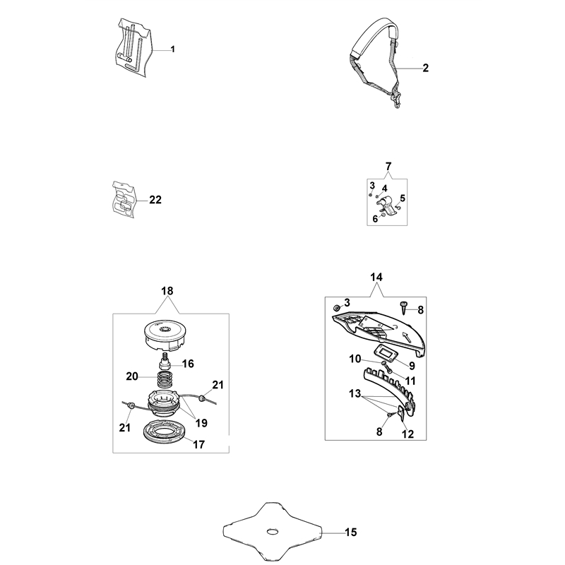 Oleo-Mac 726 D (726 D) Parts Diagram, Accessories