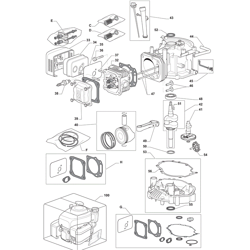Castel / Twincut / Lawnking WBE0704ES-RO (2011) Parts Diagram, Page 2
