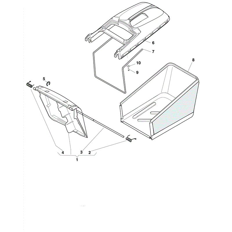 Mountfield 462PD Petrol Rotary Mower (2009) Parts Diagram, Page 7