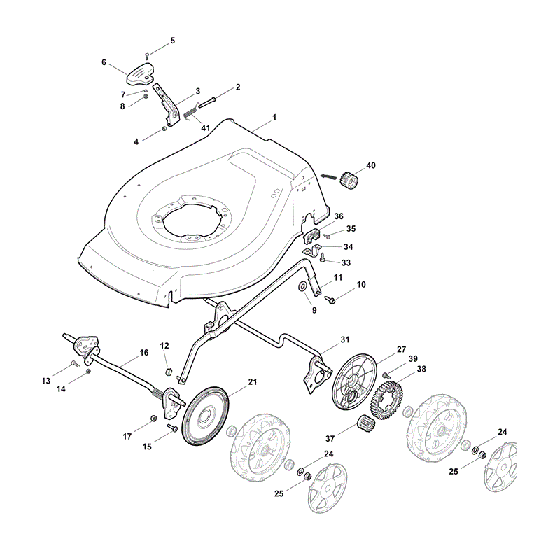 Mountfield S510PD (2011) Parts Diagram, Page 1