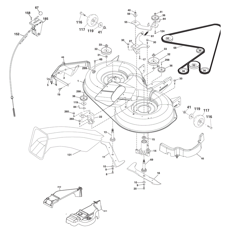 McCulloch M125-97RB (96061028700 - (2010)) Parts Diagram, Page 9