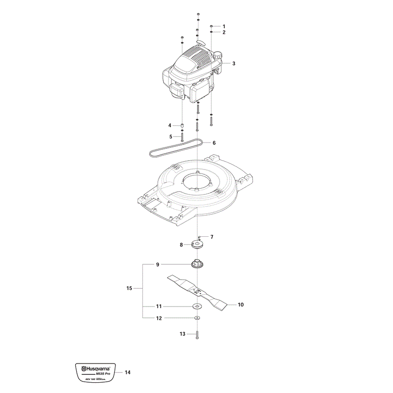 Husqvarna  M53S PRO (2012) Parts Diagram, Page 3