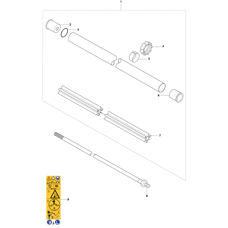 Husqvarna  345RX (2010) Parts Diagram, Page 3