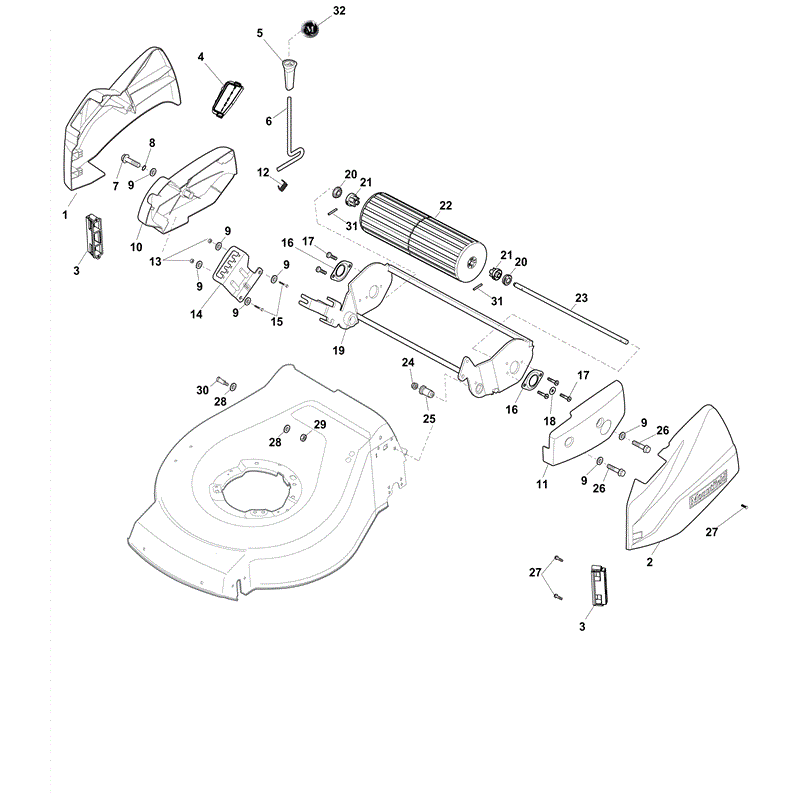 Mountfield SP465R (2012) Parts Diagram, Page 3
