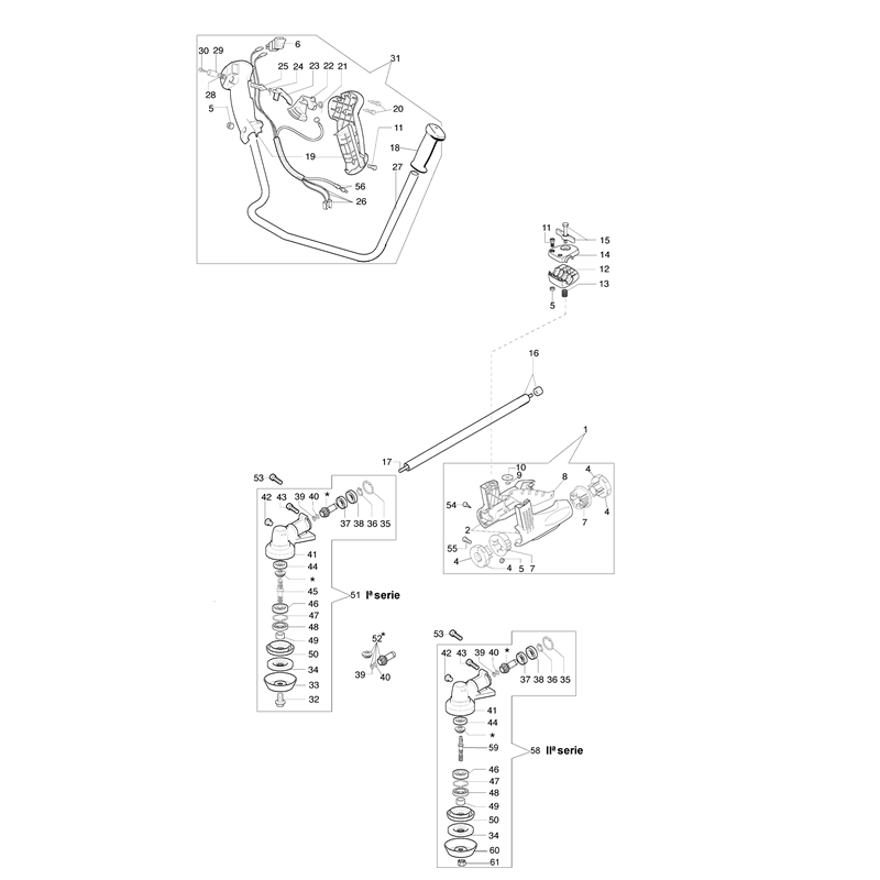 Oleo-Mac 735 T (735 T) Parts Diagram, Transmission