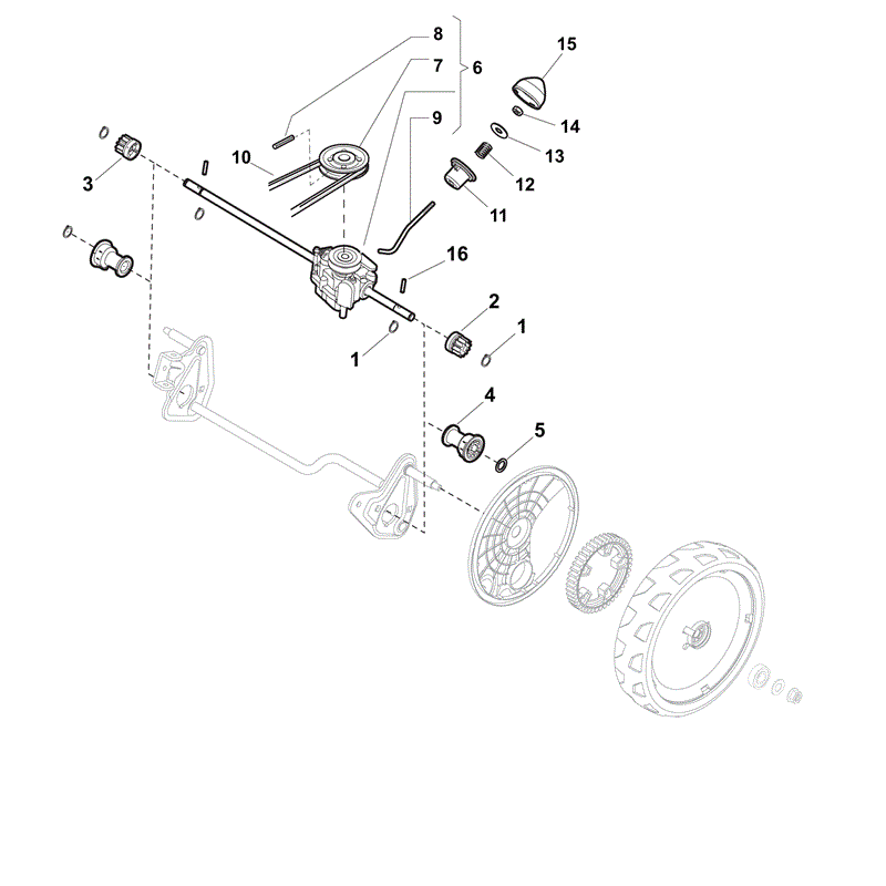 Mountfield HW511PD (2012) Parts Diagram, Page 6