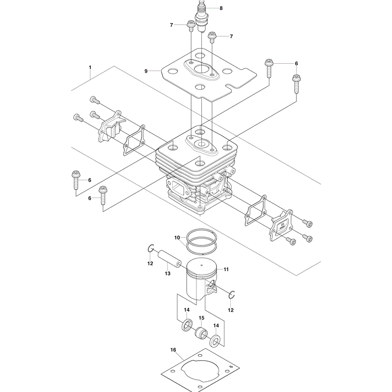 Husqvarna  243RJ (2012) Parts Diagram, Page 16