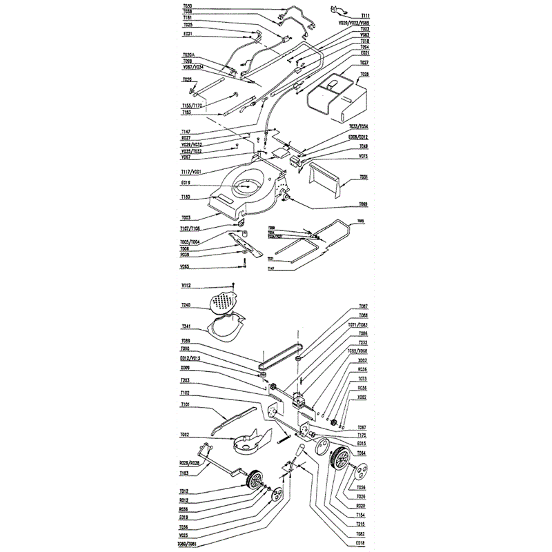 Mountfield Laser Delta (MPR10038) Parts Diagram, Page 1