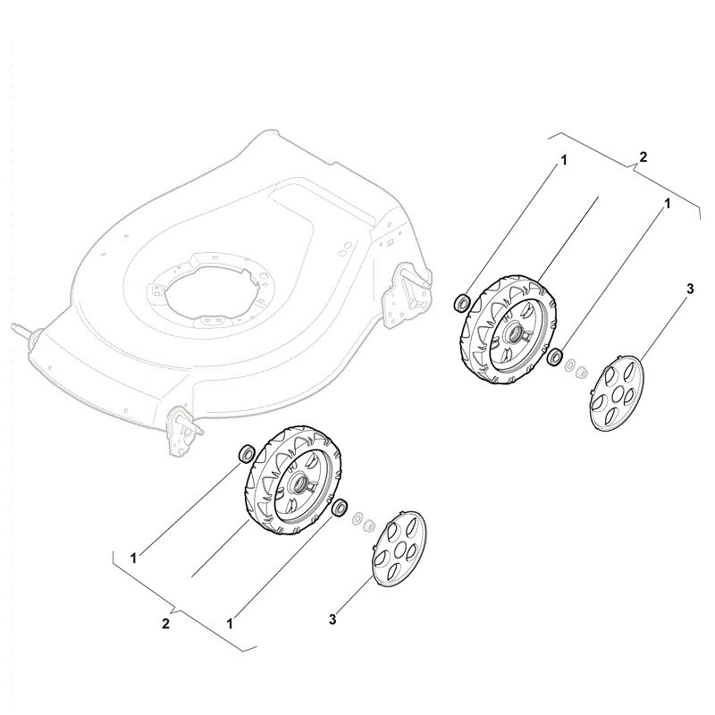 Mountfield SP465 Petrol Rotary Mower (2011) Parts Diagram, Page 8