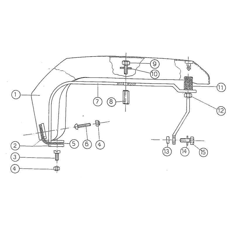 Bertolini 208 (208) Parts Diagram, Cowling (15LD225)