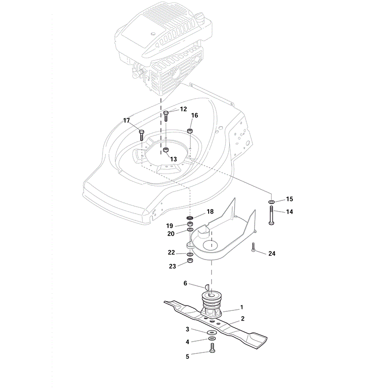 Mountfield SP454 (RM45 140cc OHV) (2013) Parts Diagram, Page 7