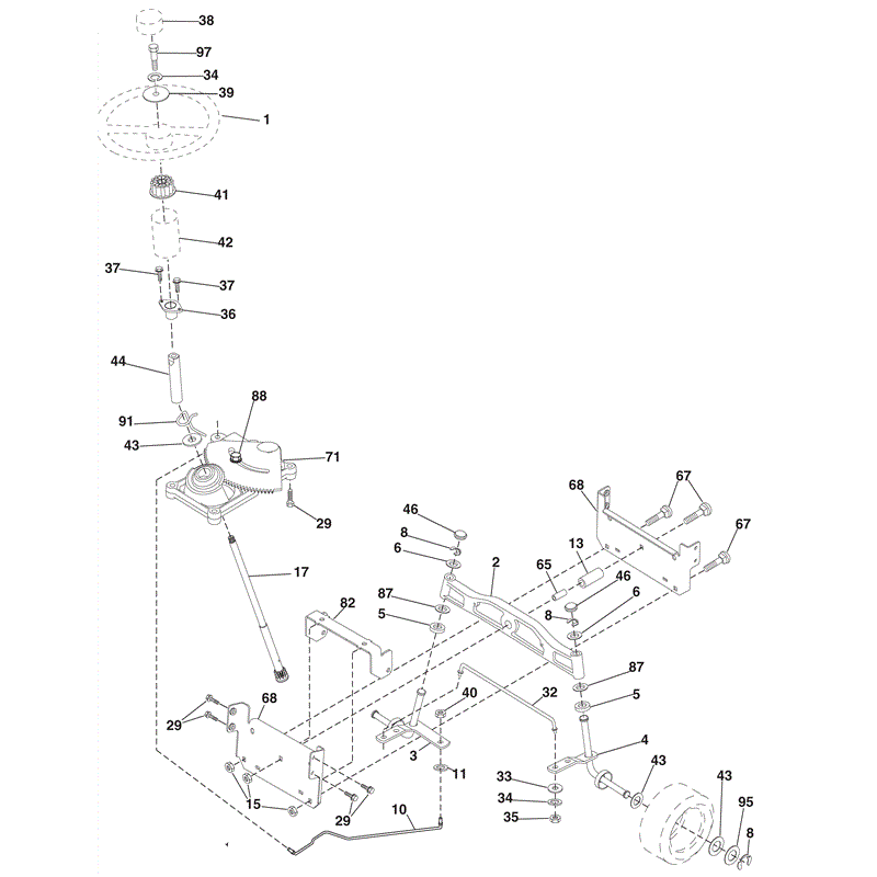 McCulloch M155-107HRB (96061010004 - (2010)) Parts Diagram, Page 6