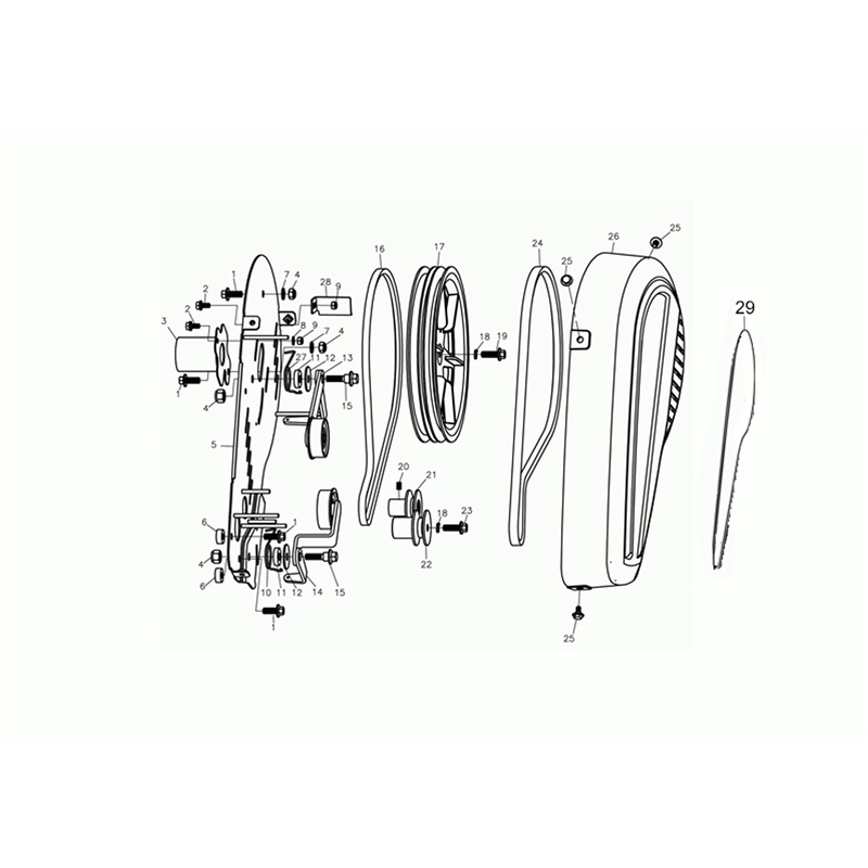 Bertolini 195 S (K800 HT - EURO5) (195 S (K800 HT - EURO5)) Parts Diagram, Unit (Bonnets)