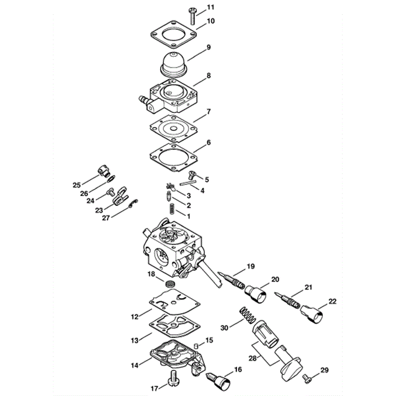 Stihl HT 56C Pole Pruner (HT56C) Parts Diagram, Carburetor C1M-S145B