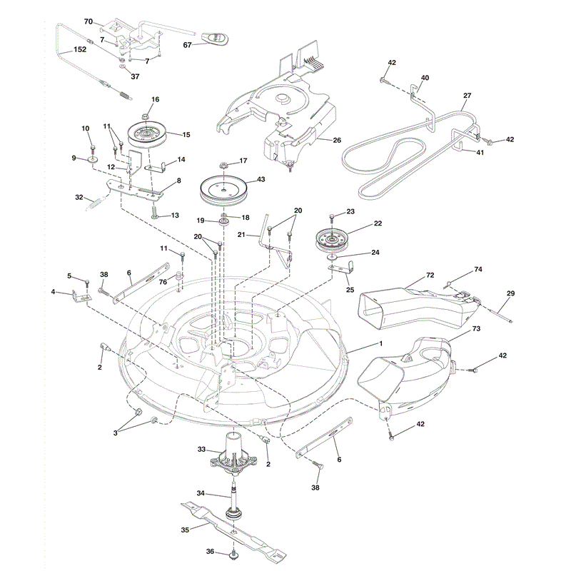 McCulloch M115-77HRB (96051001201- (2010)) Parts Diagram, Page 8