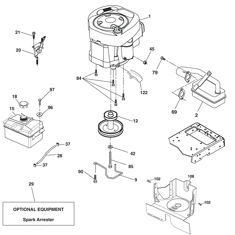 McCulloch M115-77RB (96041016501 - (2010)) Parts Diagram, Page 6