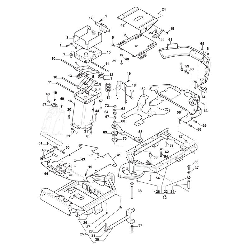 Stiga PARK 540 DPX (2F6236281-S16 [2016-2020]) Parts Diagram, Chassis_0