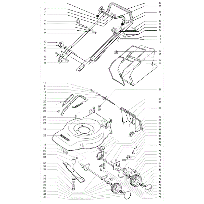 Mountfield Mercury-Jupiter (MPR10079-81) Parts Diagram, Page 1