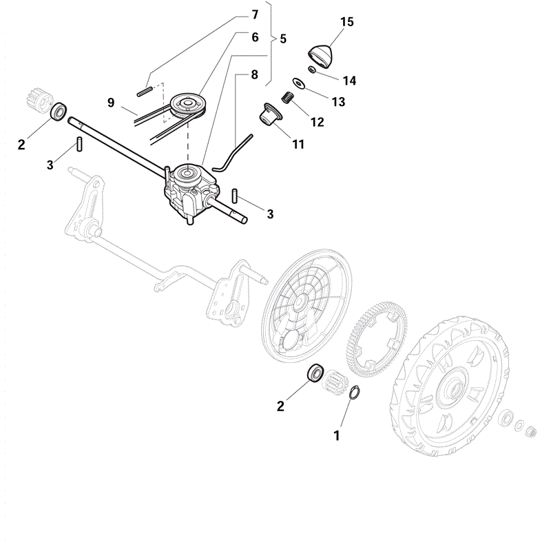 Mountfield SP535 HW (Honda GCV135)  (2013) Parts Diagram, Page 6