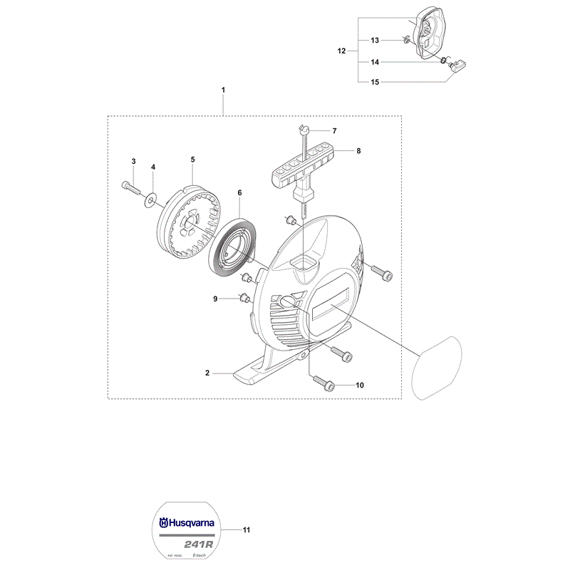 Husqvarna  241R (2010) Parts Diagram, Page 12