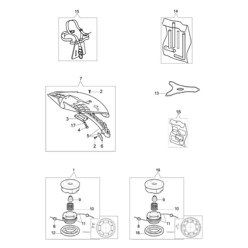 Oleo-Mac BC 320 T (BC 320 T) Parts Diagram, Accessories
