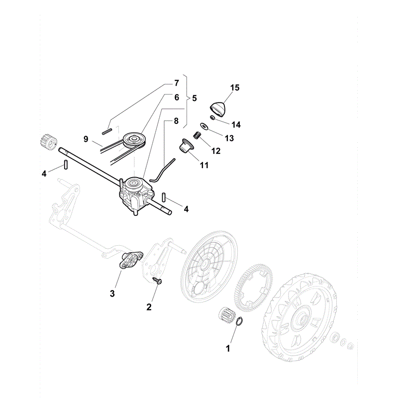 Mountfield EL4800PD-BW (2011) Parts Diagram, Page 5