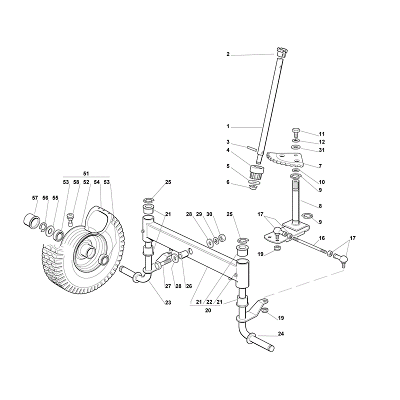 Mountfield 1228H-GX Ride-on (2010) Parts Diagram, Page 2