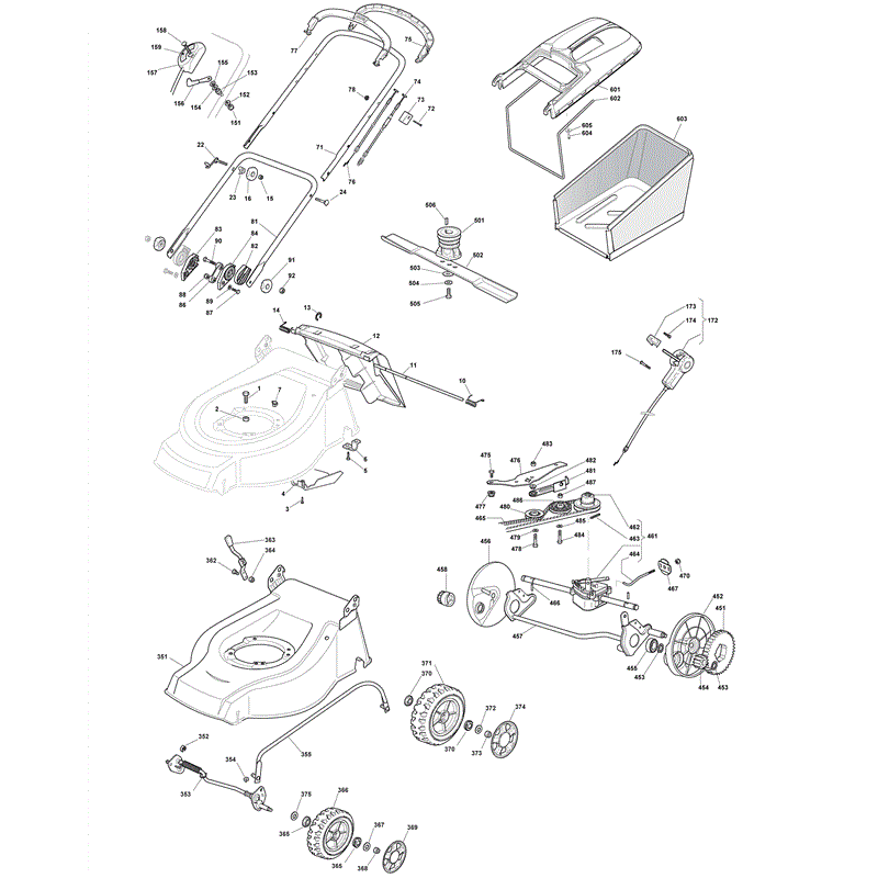 Mountfield 53204S-INOX  (2008) Parts Diagram, Page 1