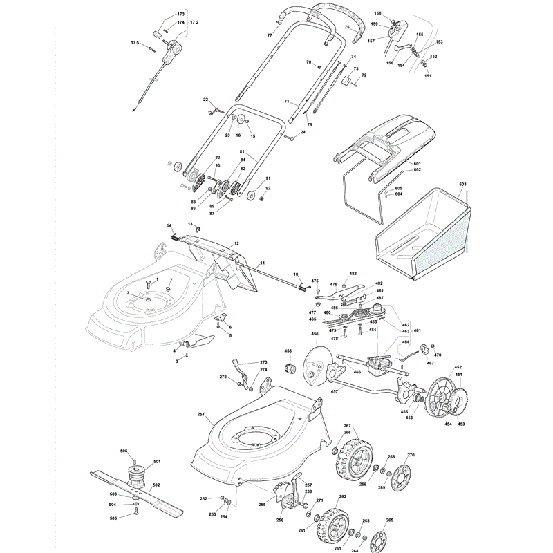 Mountfield 514PD  (2009) Parts Diagram, Page 1