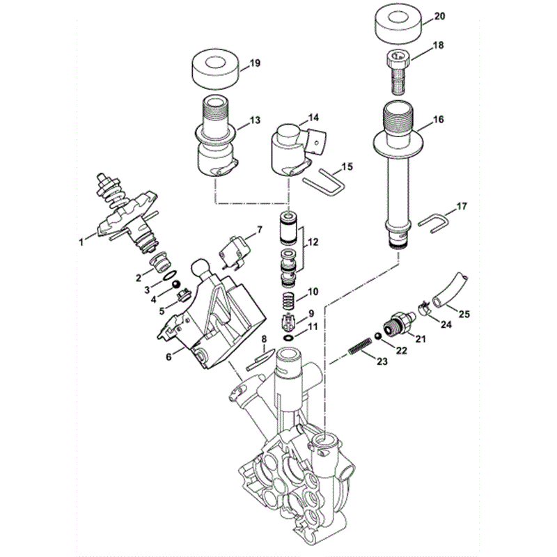 Stihl RE 143 Pressure Washer (RE 143) Parts Diagram, Control Piston